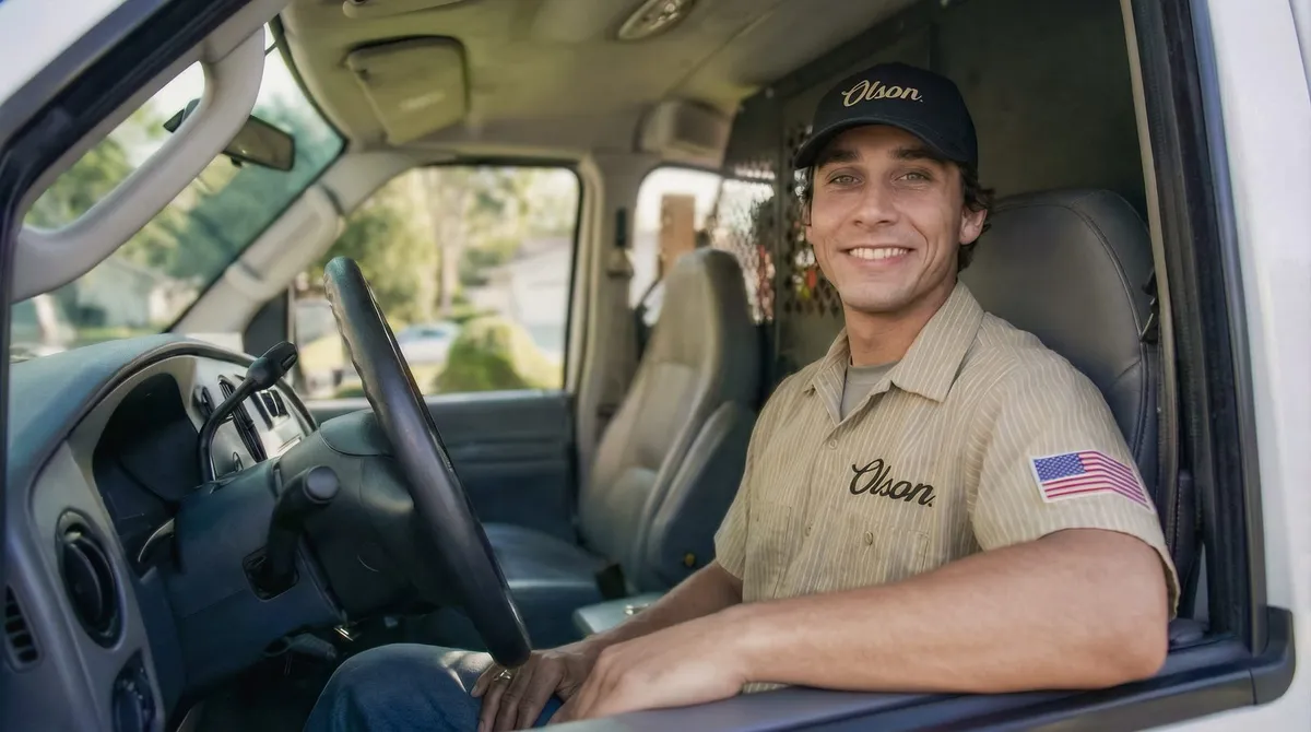 Olson Superior plumber working on a whole-home repiping project