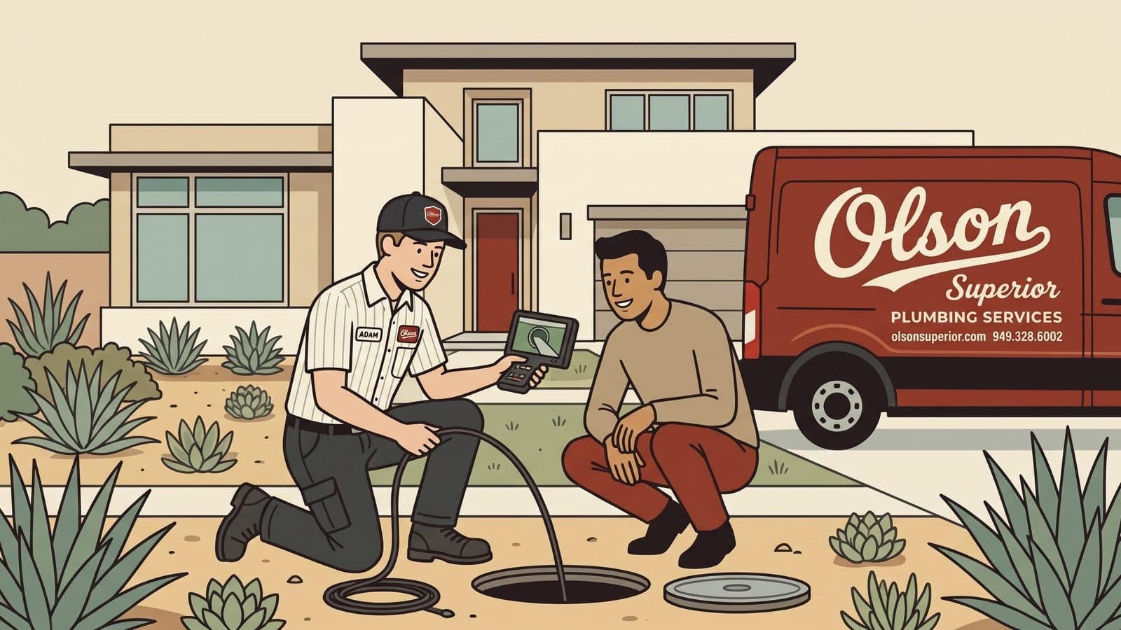 Sewer camera inspection: what it finds, what it costs, and when you need one.