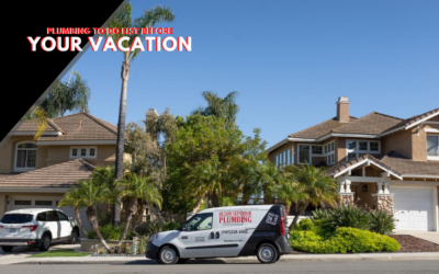 Plumbing To Do List Before Your Vacation