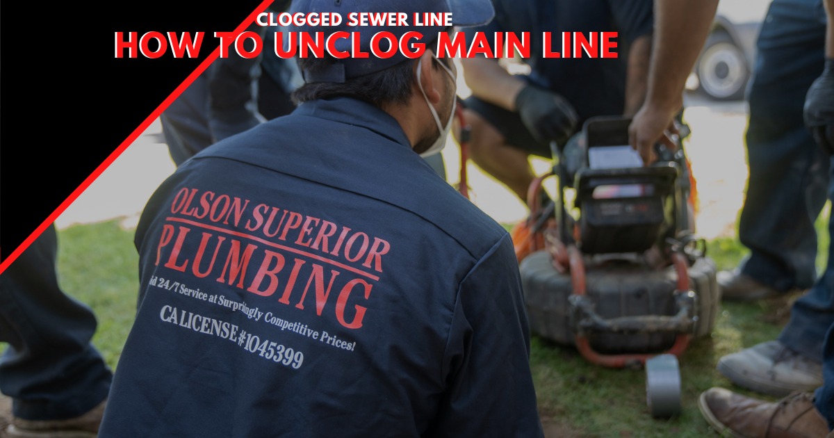 How To Unclog a Main Sewer Line Quickly